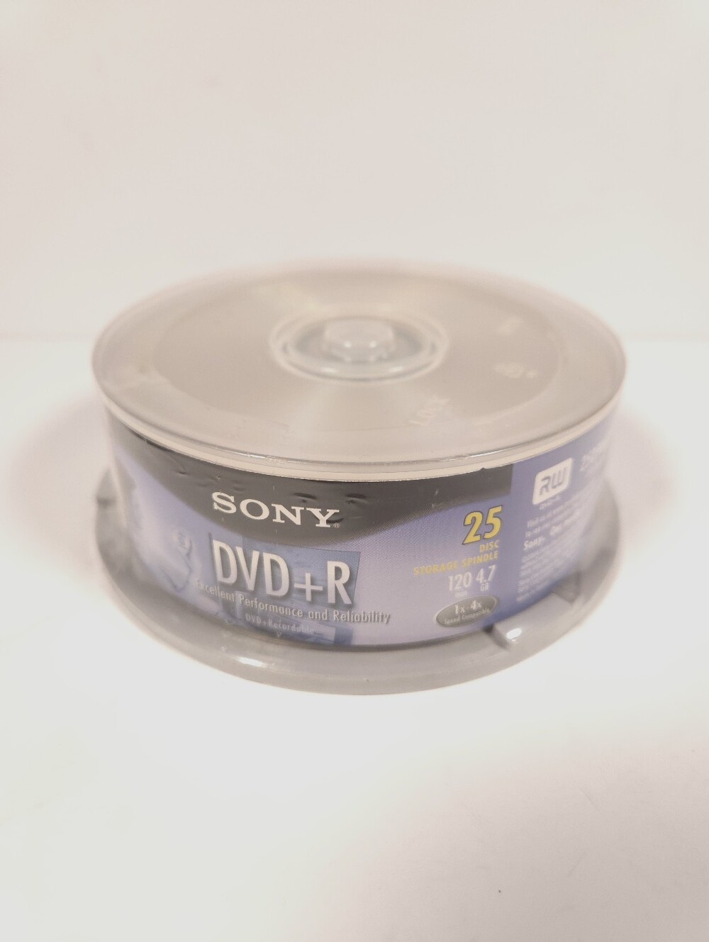 Sony 25 Pack DVD+R 120 Minute 4.7 GB Blank DVD Sealed